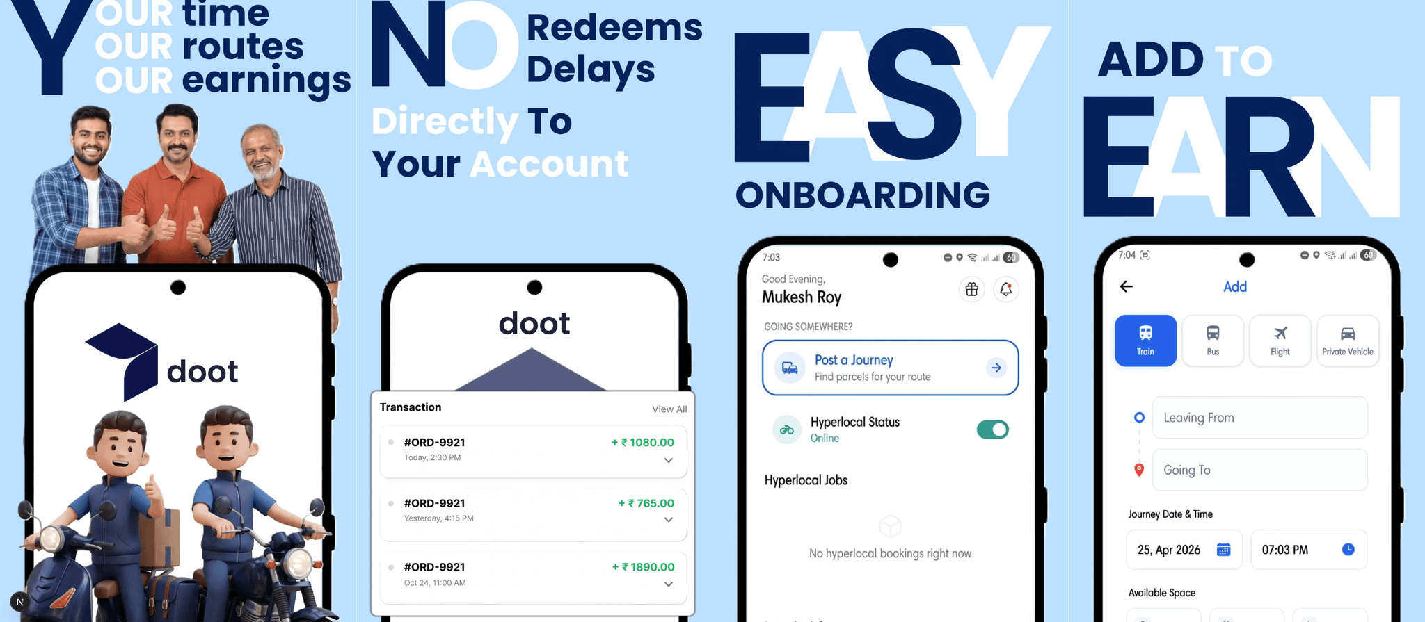 Quickdoot Private Limited: Carrier App